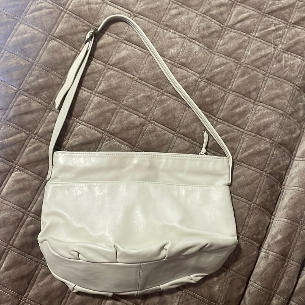 Toni - vintage - cream color genuine leather